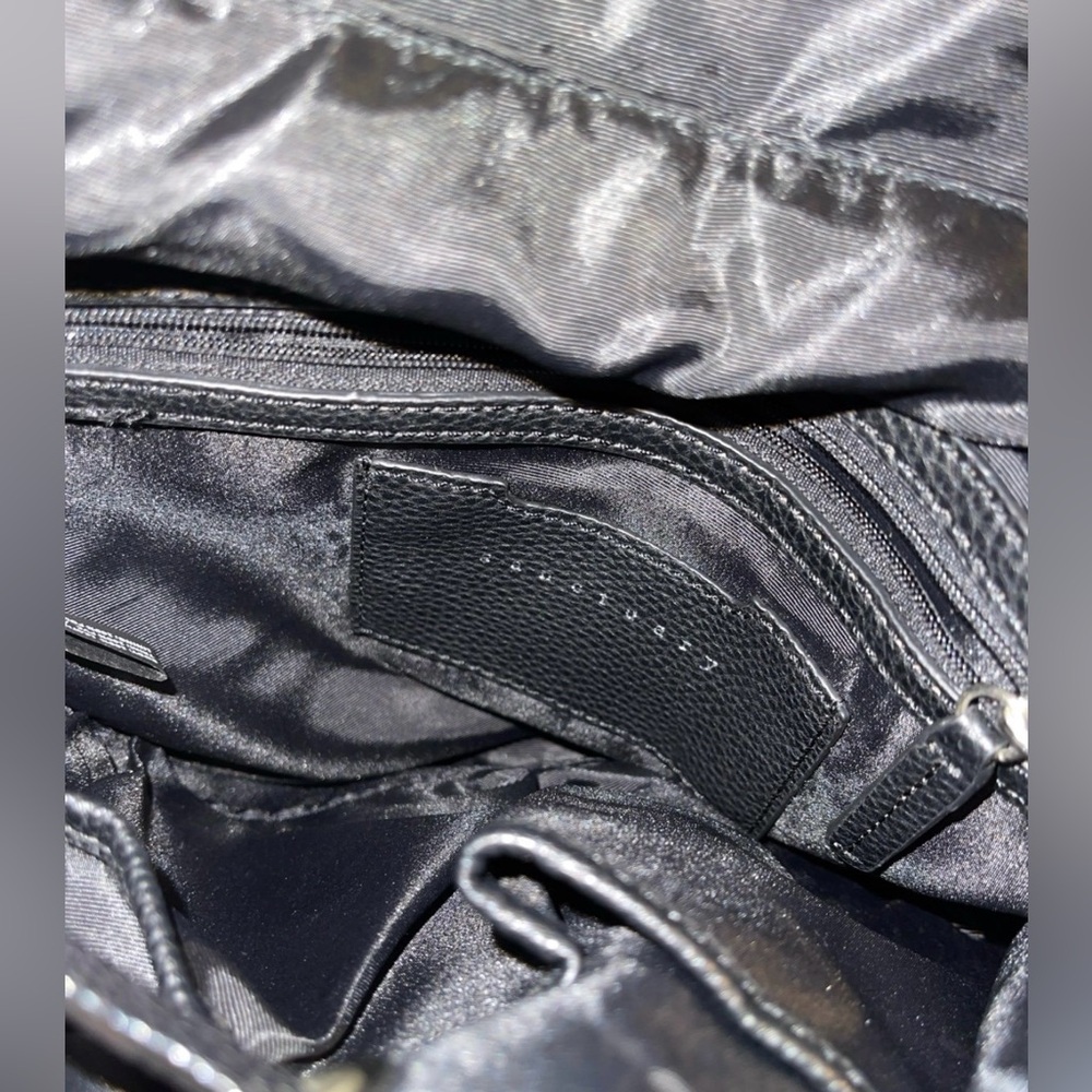 NWOT Sanctuary Black Leather Backpack - Picture 7 of 13
